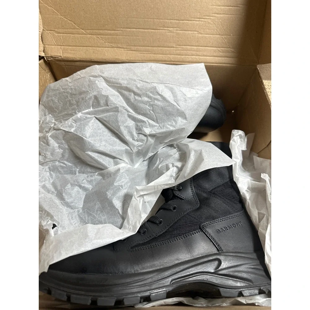Garmont T8 LE 2.0 Regular Mens Black Tactical Side Zip Duty Boots 9.5 Regular